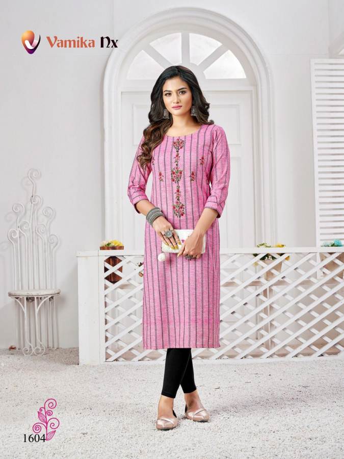 Vamika Nx Alexa Fancy Ethnic Wear Cotton Printed Kurti Collection